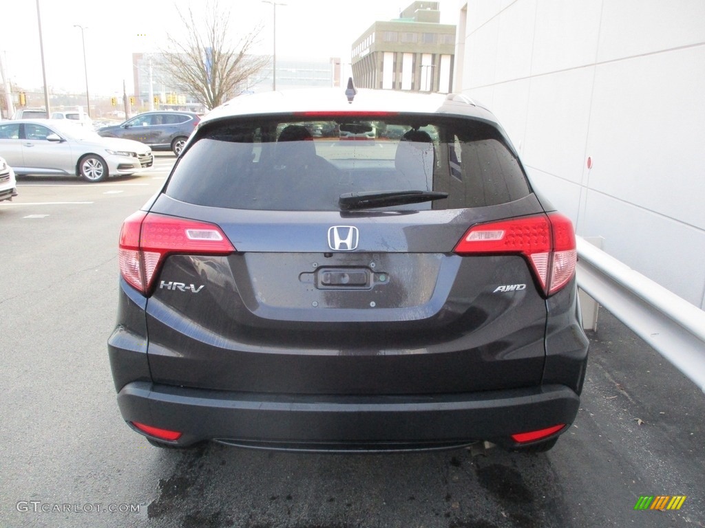 2018 HR-V EX AWD - Mulberry Metallic / Black photo #4