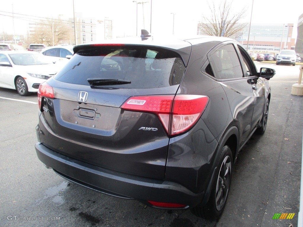 2018 HR-V EX AWD - Mulberry Metallic / Black photo #5