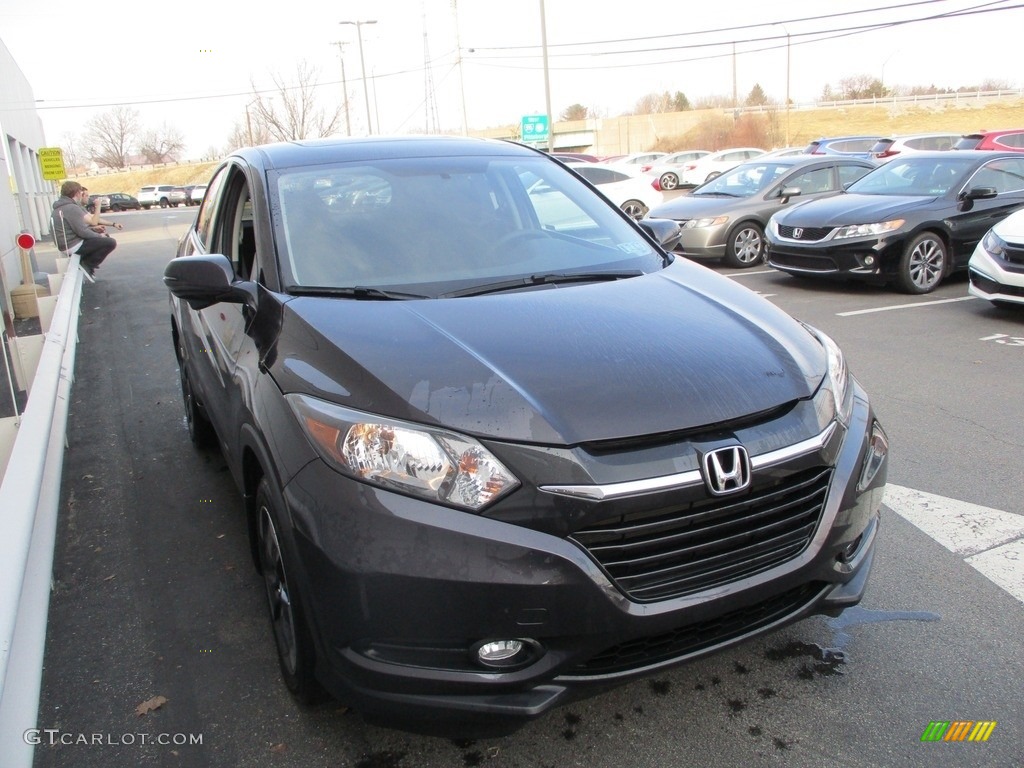 2018 HR-V EX AWD - Mulberry Metallic / Black photo #7