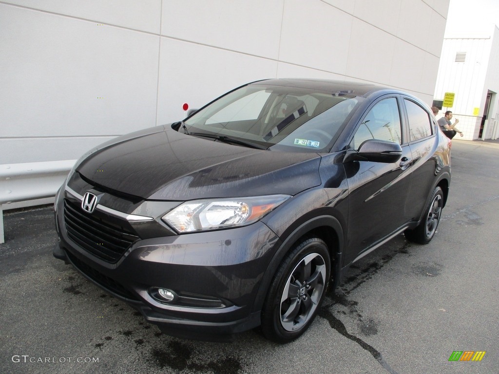 2018 HR-V EX AWD - Mulberry Metallic / Black photo #9
