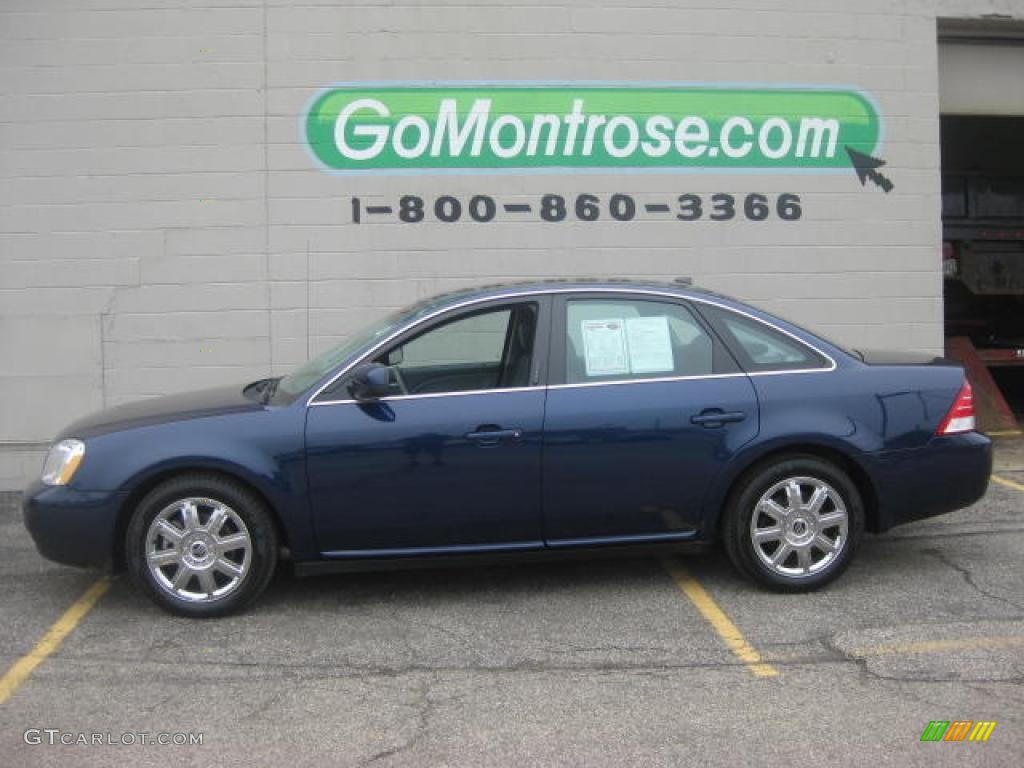 2007 Montego Premier - Dark Blue Pearl Metallic / Shale photo #3