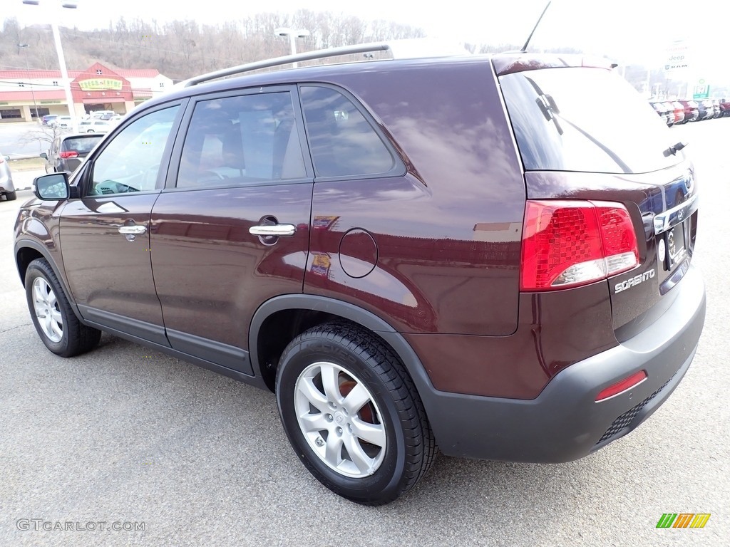 2011 Sorento LX - Spicy Red / Beige photo #3