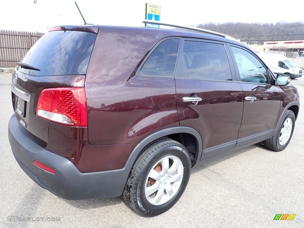 2011 Sorento LX - Spicy Red / Beige photo #6