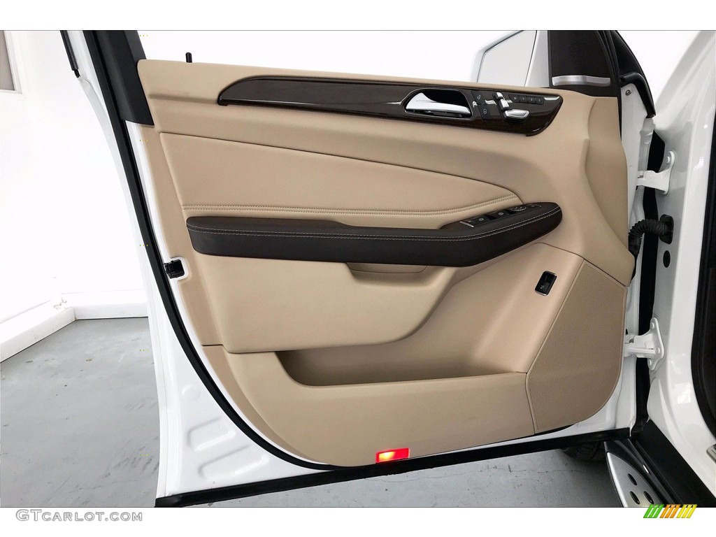 2018 Mercedes-Benz GLE 350 4Matic Ginger Beige/Espresso Brown Door Panel Photo #141334821
