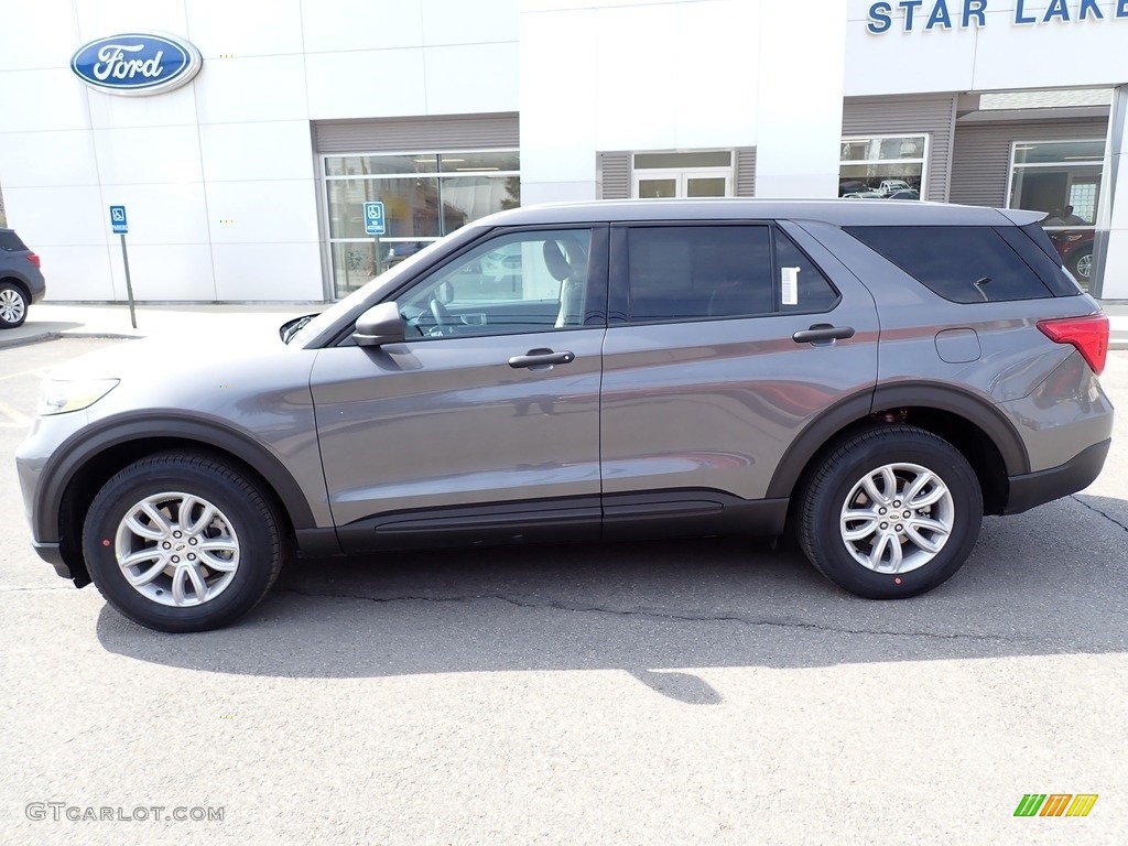 2021 Explorer 4WD - Carbonized Gray Metallic / Sandstone photo #2