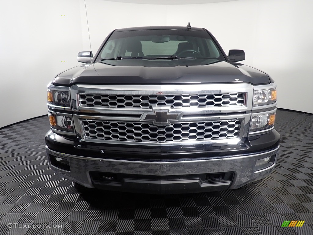 2015 Silverado 1500 LT Double Cab 4x4 - Black / Jet Black photo #5