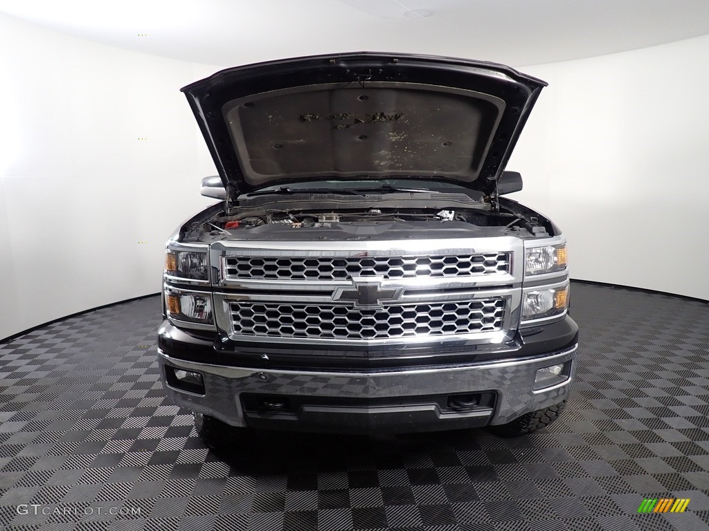 2015 Silverado 1500 LT Double Cab 4x4 - Black / Jet Black photo #6