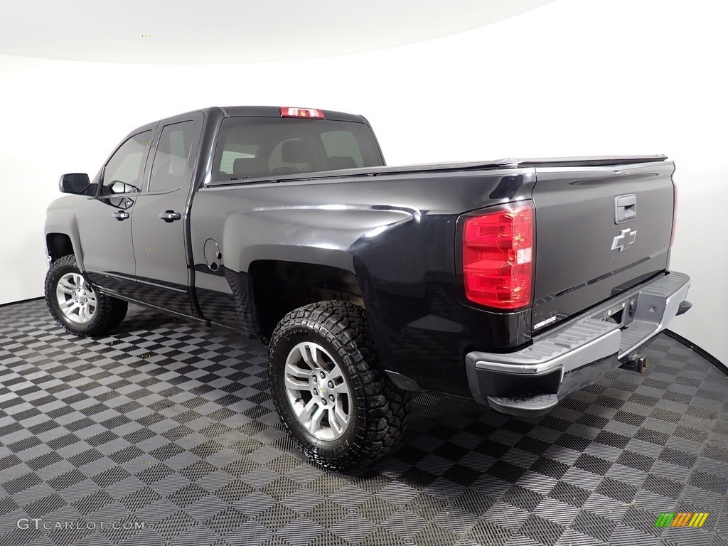 2015 Silverado 1500 LT Double Cab 4x4 - Black / Jet Black photo #11