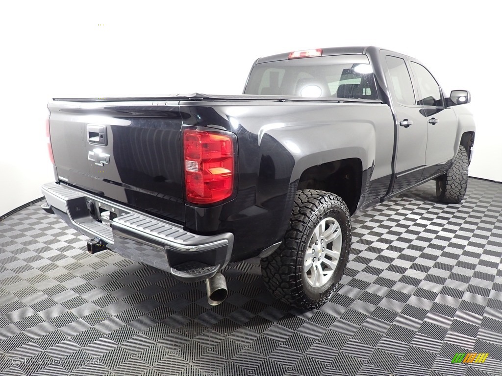 2015 Silverado 1500 LT Double Cab 4x4 - Black / Jet Black photo #15