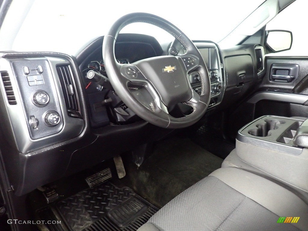2015 Silverado 1500 LT Double Cab 4x4 - Black / Jet Black photo #22