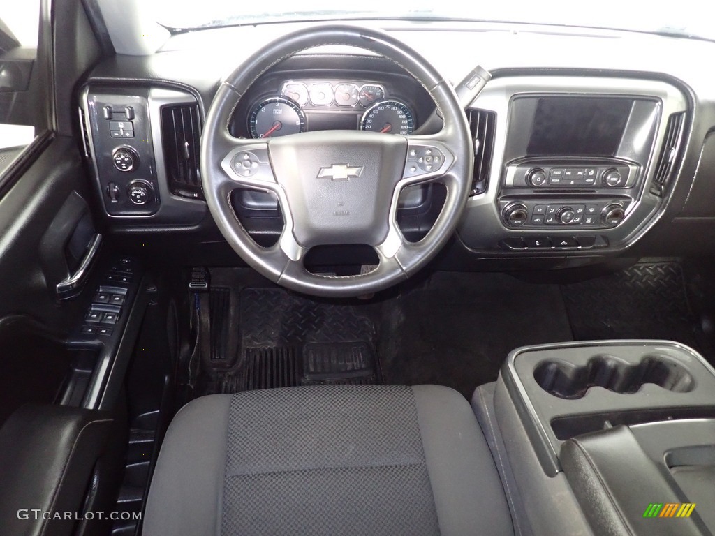 2015 Silverado 1500 LT Double Cab 4x4 - Black / Jet Black photo #27