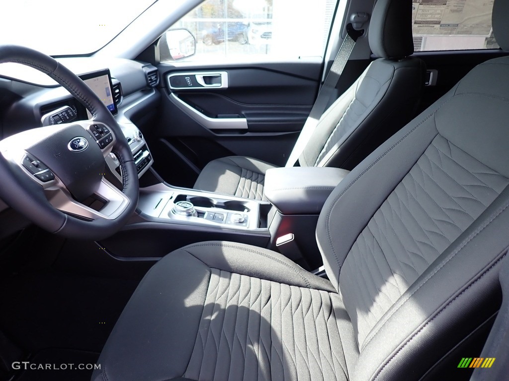 2021 Explorer XLT 4WD - Agate Black Metallic / Ebony photo #10