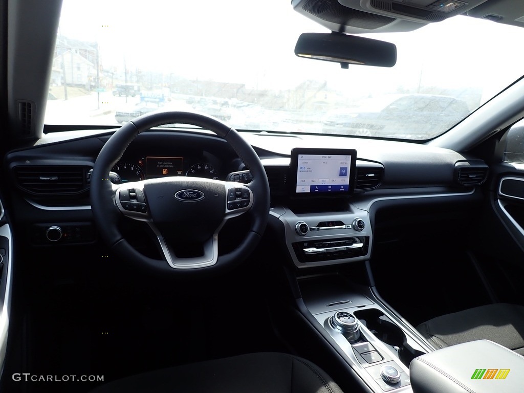2021 Explorer XLT 4WD - Agate Black Metallic / Ebony photo #14