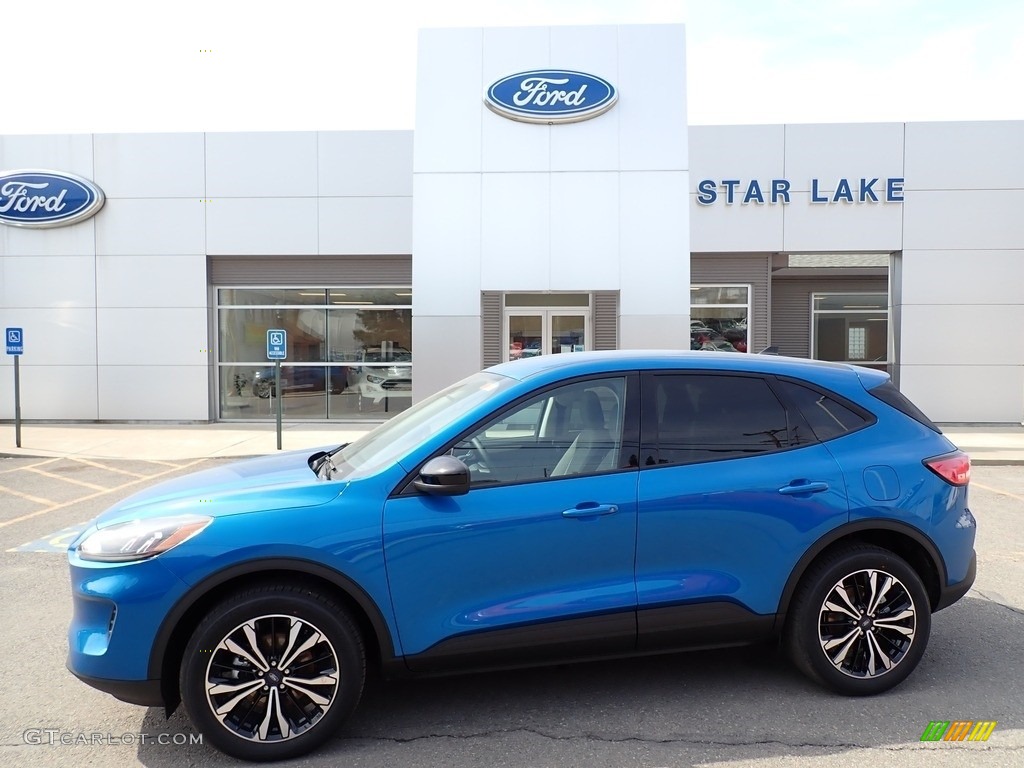 2021 Escape SE 4WD - Velocity Blue Metallic / Dark Earth Gray photo #1