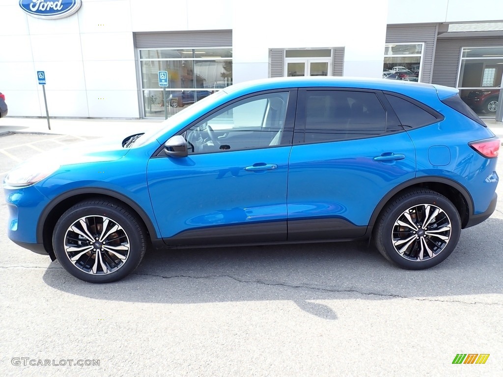2021 Escape SE 4WD - Velocity Blue Metallic / Dark Earth Gray photo #2