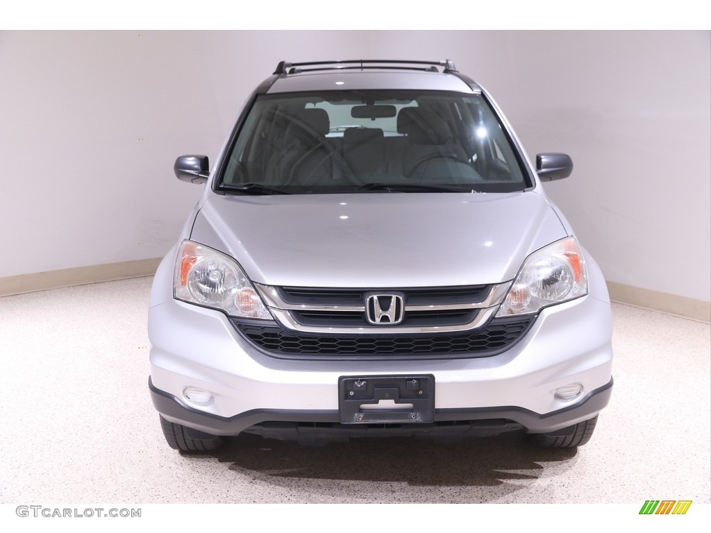 2010 CR-V LX AWD - Alabaster Silver Metallic / Gray photo #2