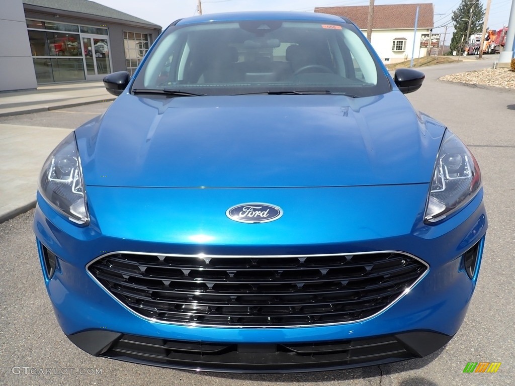 2021 Escape SE 4WD - Velocity Blue Metallic / Dark Earth Gray photo #9