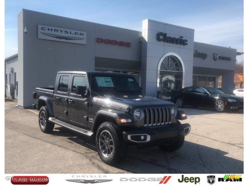 2021 Gladiator Overland 4x4 - Granite Crystal Metallic / Black photo #1