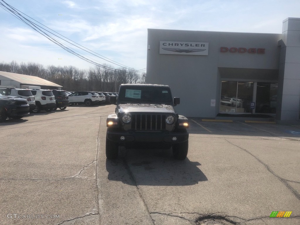 2021 Wrangler Unlimited Sahara 4x4 - Granite Crystal Metallic / Black photo #8