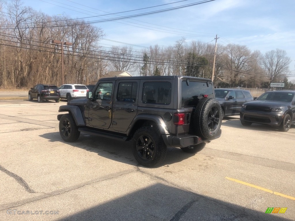 2021 Wrangler Unlimited Sahara 4x4 - Granite Crystal Metallic / Black photo #10