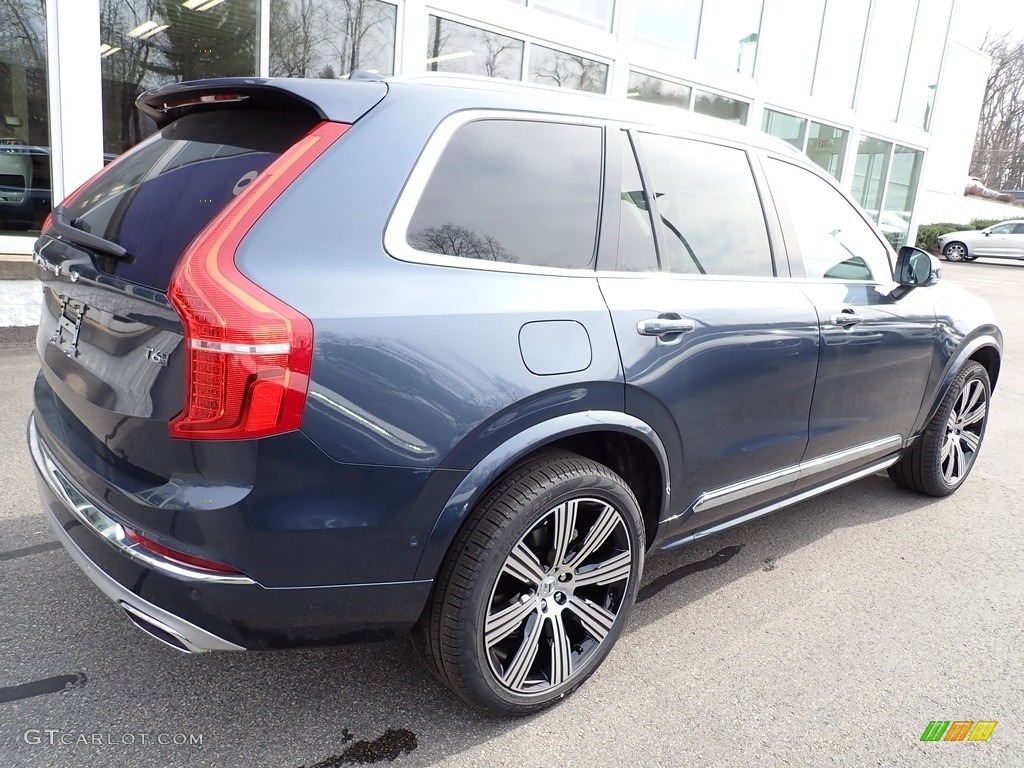 2021 XC90 T6 AWD Inscription - Denim Blue Metallic / Blonde/Charcoal photo #2