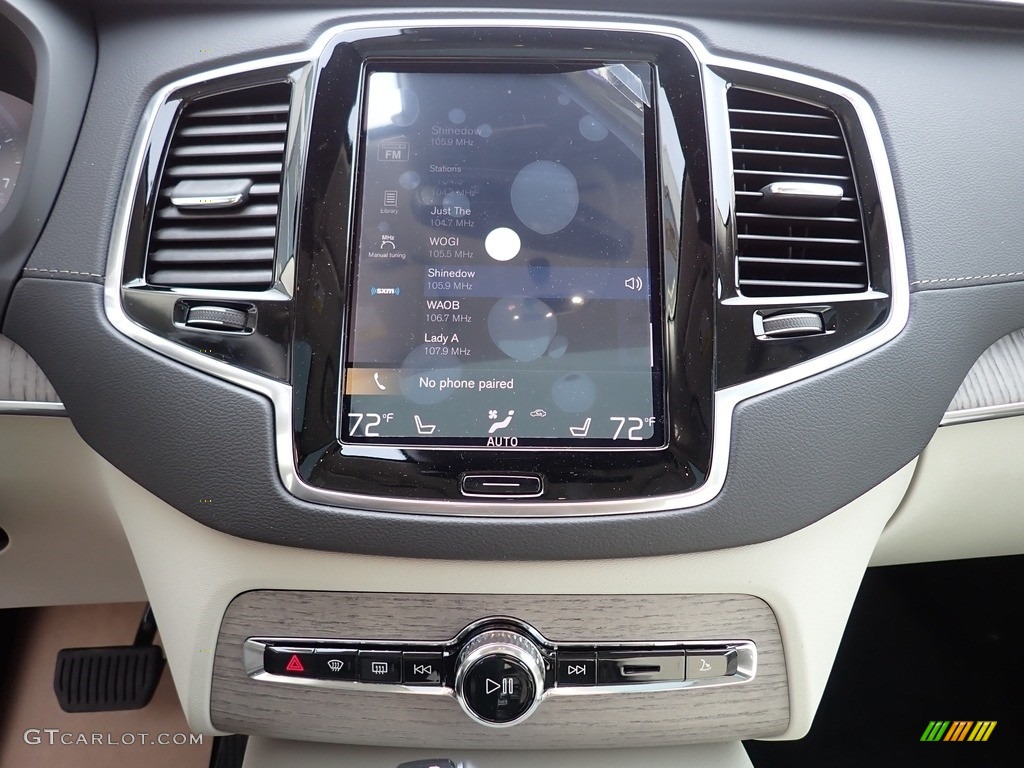 2021 XC90 T6 AWD Inscription - Denim Blue Metallic / Blonde/Charcoal photo #15