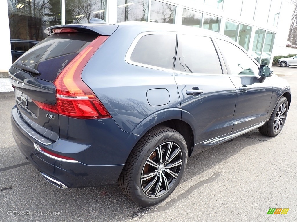 2021 XC60 T5 AWD Inscription - Denim Blue Metallic / Blonde/Charcoal photo #2