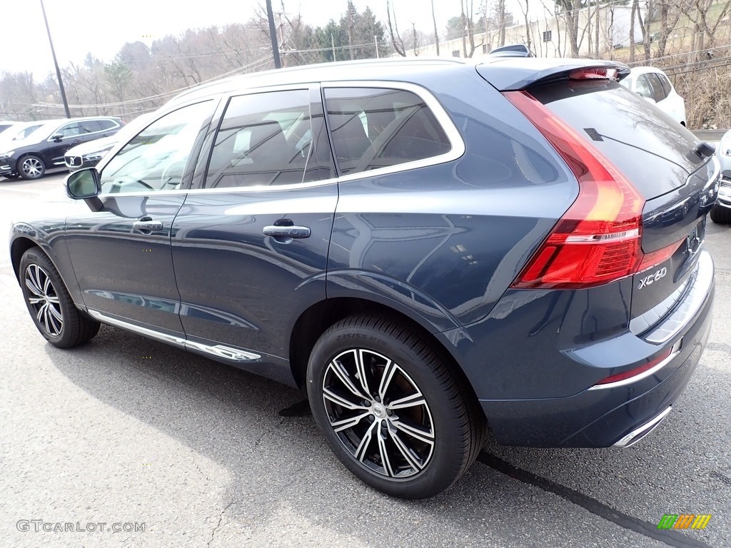 2021 XC60 T5 AWD Inscription - Denim Blue Metallic / Blonde/Charcoal photo #4