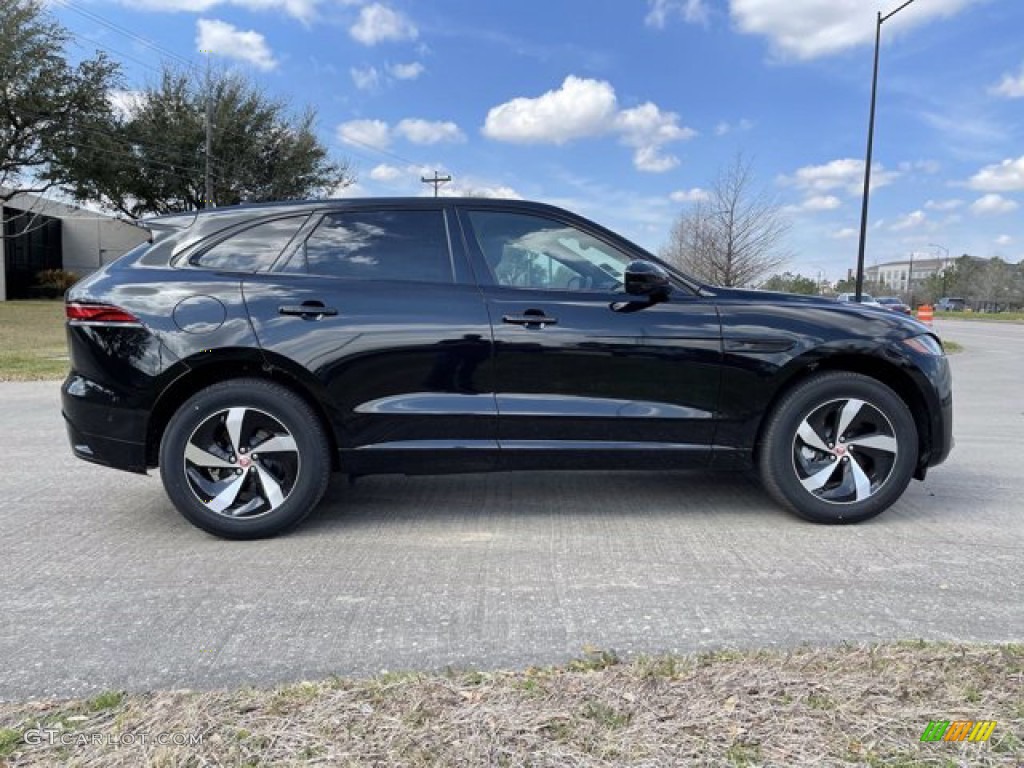 Santorini Black 2021 Jaguar F-PACE P250 S Exterior Photo #141343716