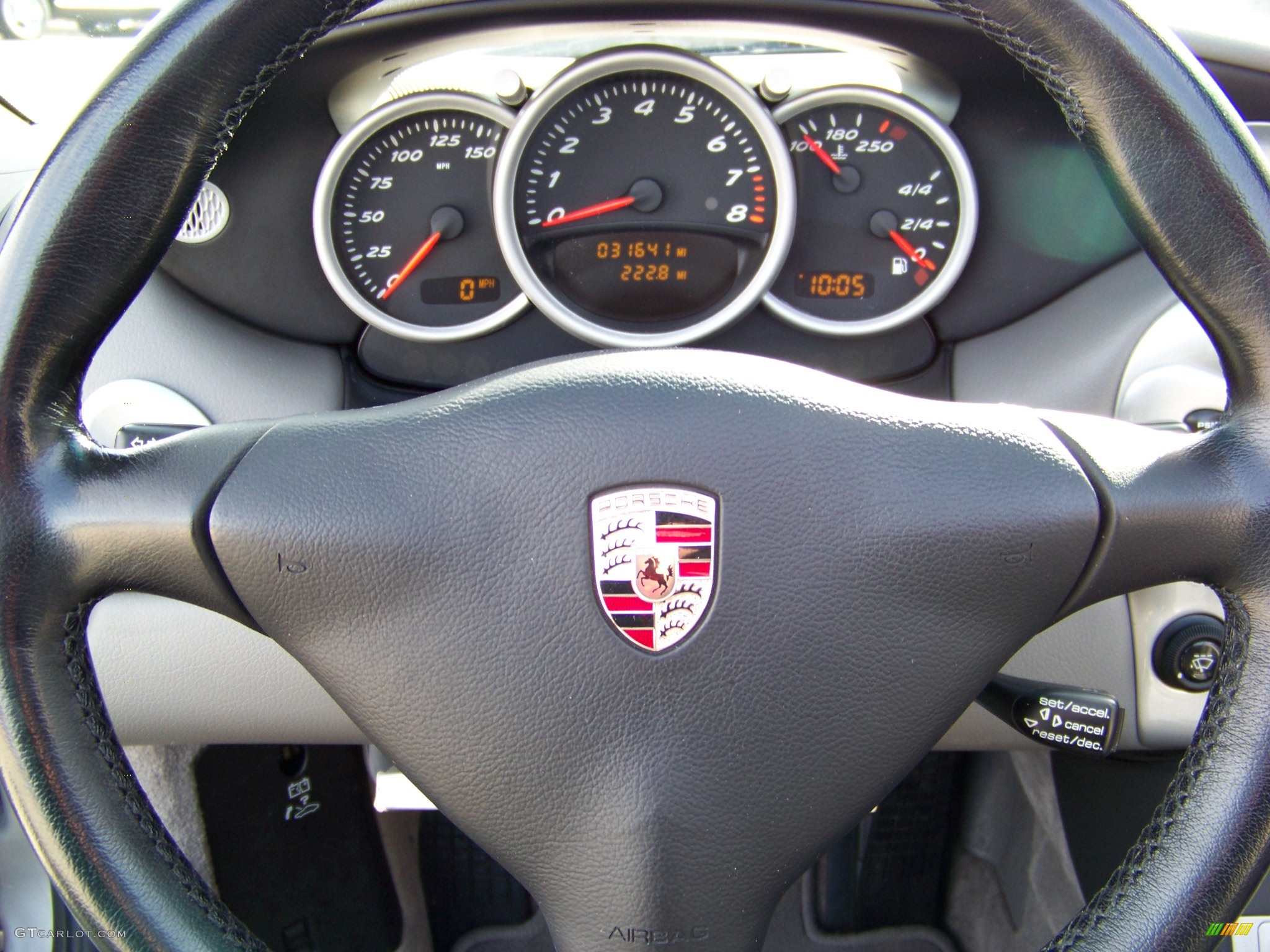 2002 Boxster  - Arctic Silver Metallic / Graphite Grey photo #10