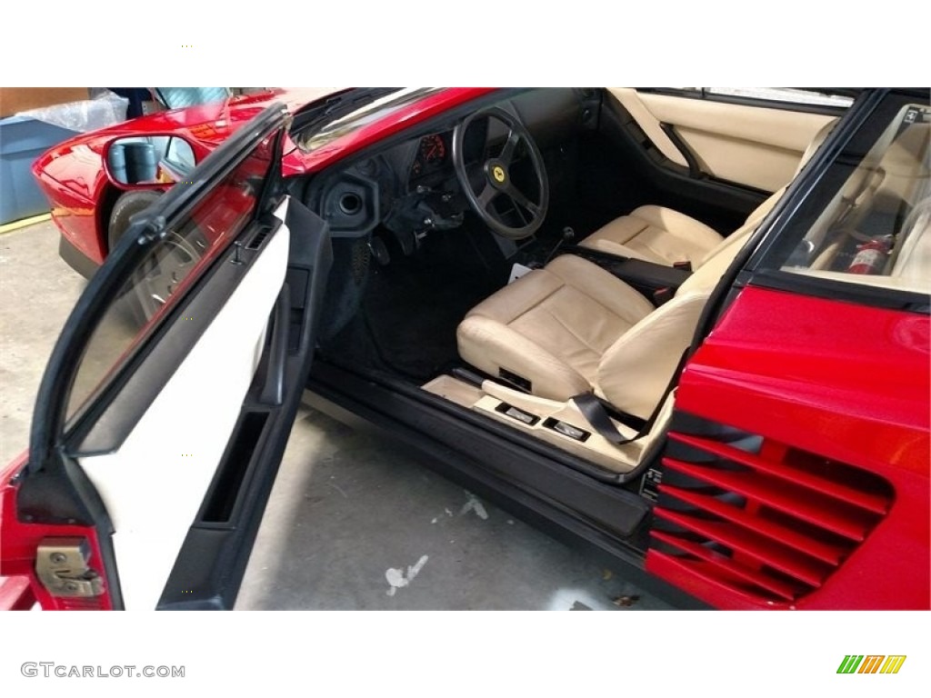 1988 Ferrari Testarossa Standard Testarossa Model Front Seat Photos