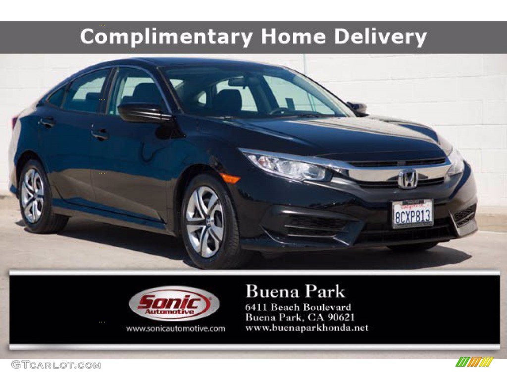 Crystal Black Pearl Honda Civic