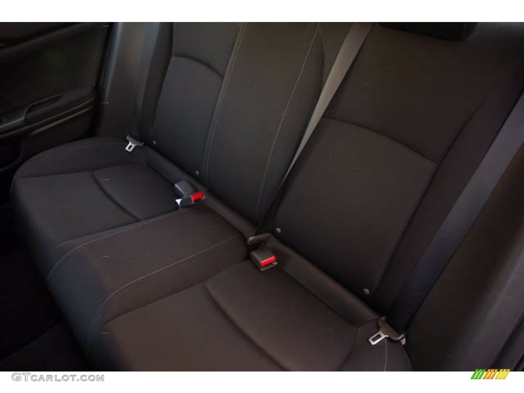 2018 Civic LX Sedan - Crystal Black Pearl / Black photo #20