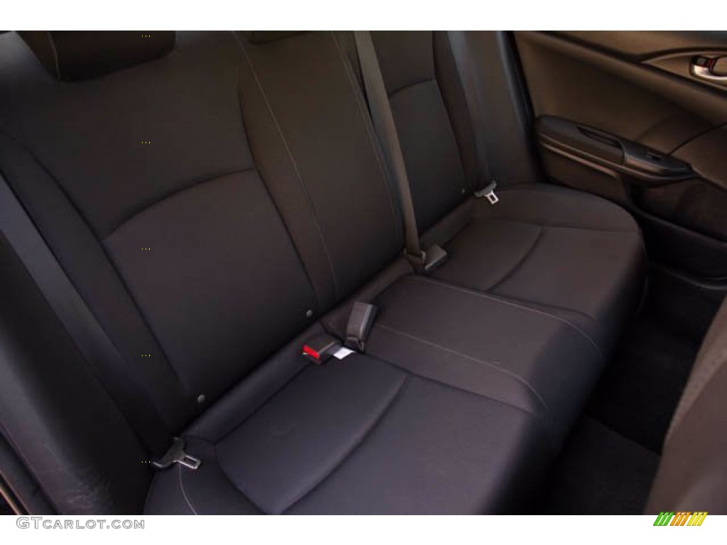 2018 Civic LX Sedan - Crystal Black Pearl / Black photo #23