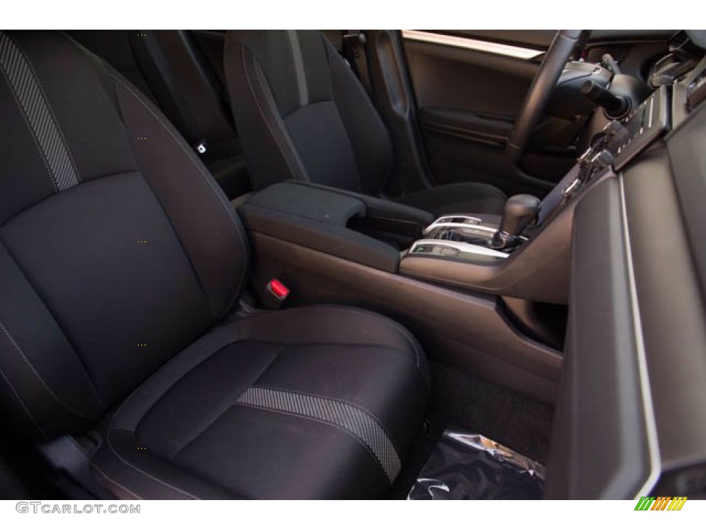 2018 Civic LX Sedan - Crystal Black Pearl / Black photo #25