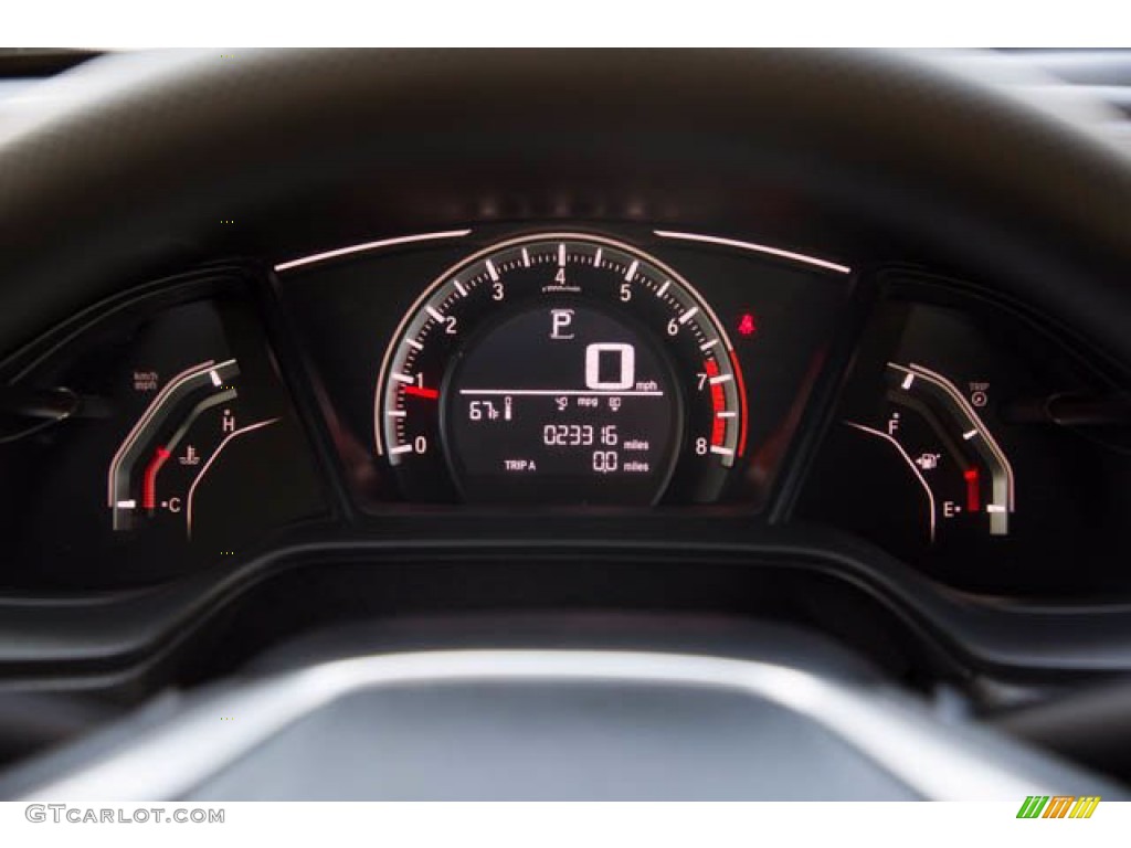 2018 Civic LX Sedan - Crystal Black Pearl / Black photo #28