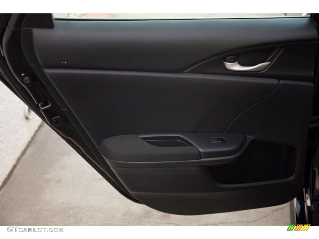 2018 Civic LX Sedan - Crystal Black Pearl / Black photo #31