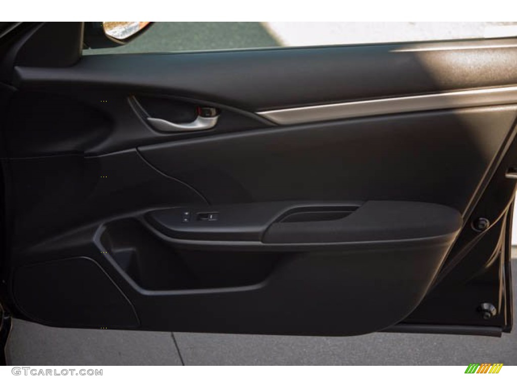 2018 Civic LX Sedan - Crystal Black Pearl / Black photo #33