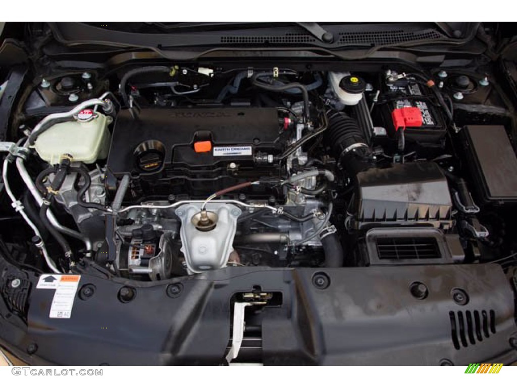 2018 Civic LX Sedan - Crystal Black Pearl / Black photo #34