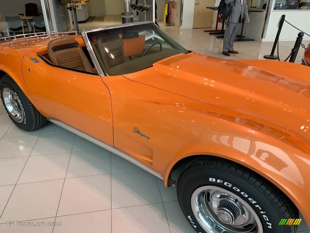 Orange Chevrolet Corvette