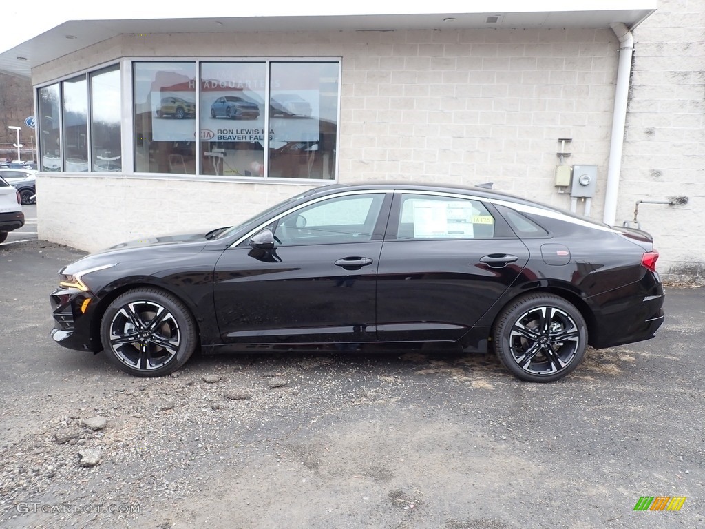 Ebony Black 2021 Kia K5 GT-Line Exterior Photo #141347904