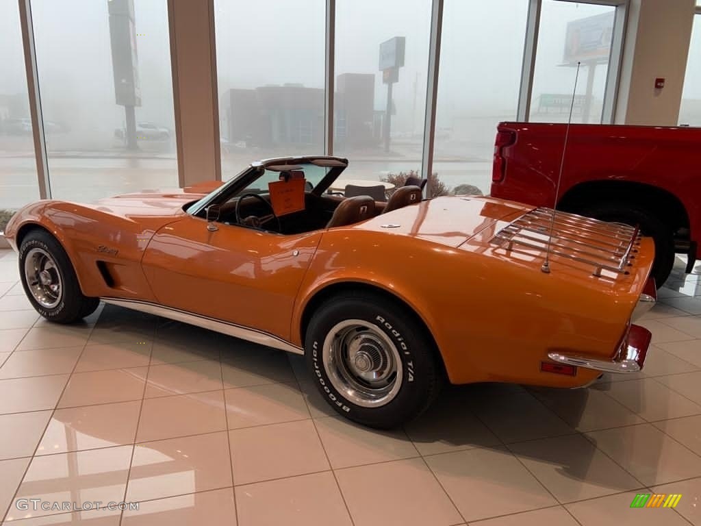 1973 Corvette Coupe - Orange / Dark Saddle photo #10