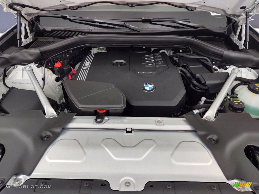 2021 BMW X3 sDrive30i 2.0 Liter TwinPower Turbocharged DOHC 16-Valve Inline 4 Cylinder Engine Photo #141348796