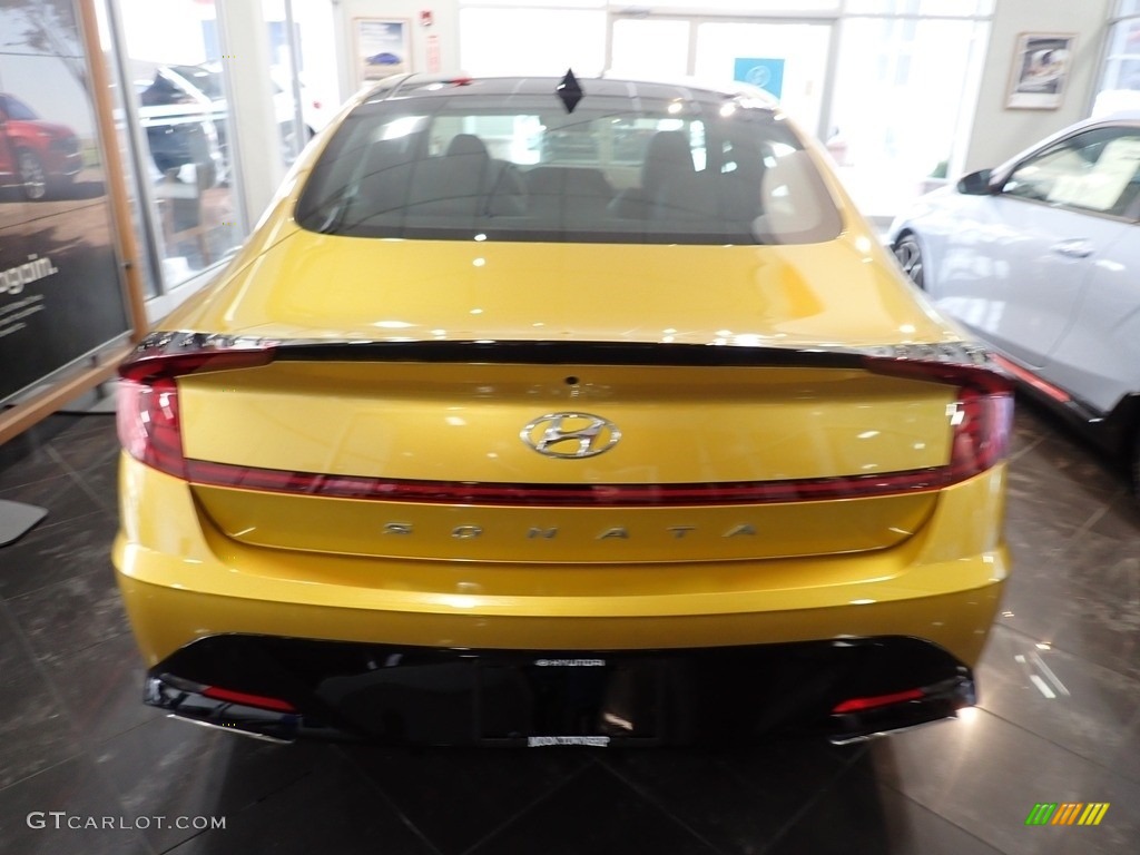 2021 Sonata N Line - Glowing Yellow / Black photo #8