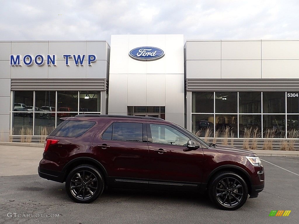 2018 Explorer XLT 4WD - Burgundy Velvet / Ebony Black photo #1
