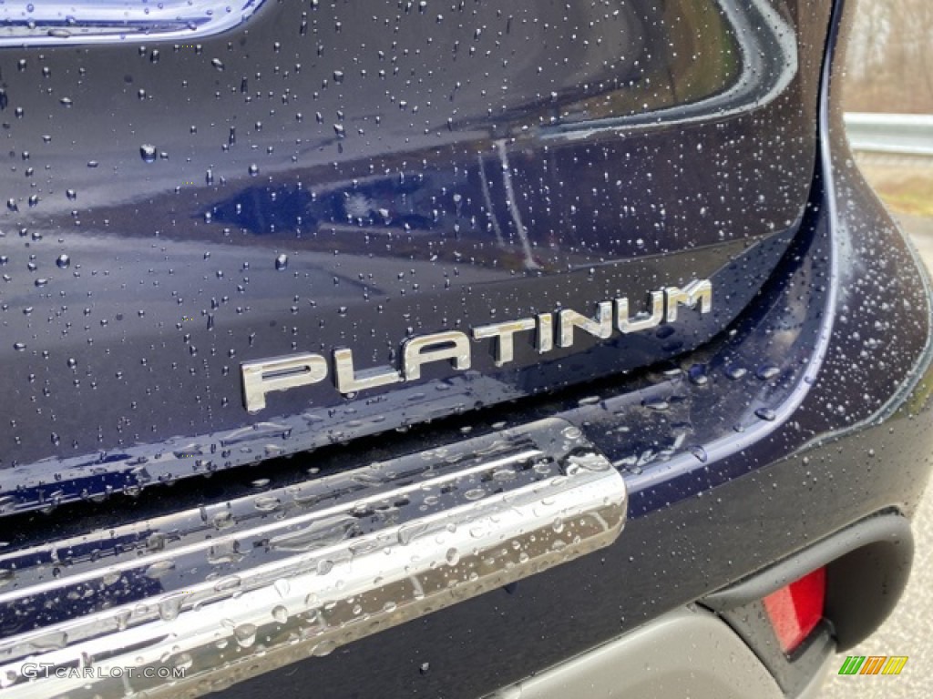 2021 Highlander Hybrid Platinum AWD - Blueprint / Black photo #28