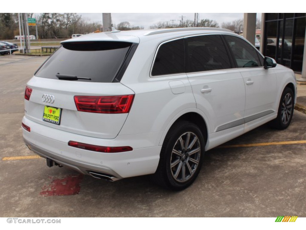 2019 Q7 55 Premium Plus quattro - Glacier White Metallic / Nougat Brown photo #9