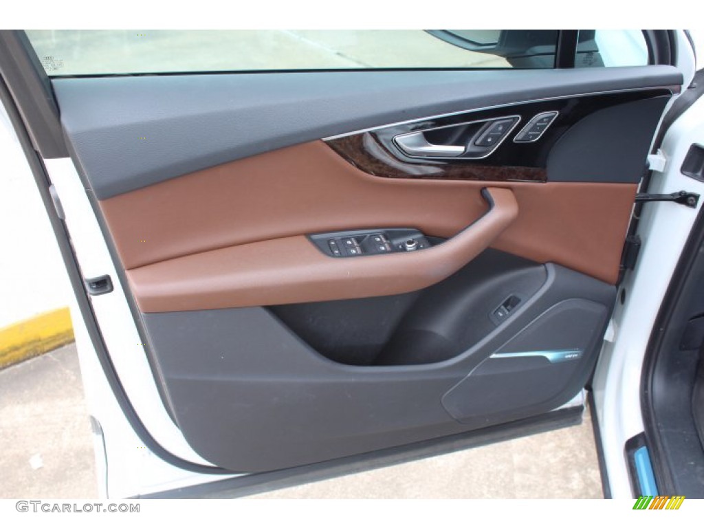 2019 Q7 55 Premium Plus quattro - Glacier White Metallic / Nougat Brown photo #11