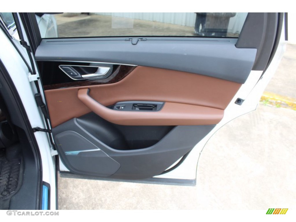 2019 Q7 55 Premium Plus quattro - Glacier White Metallic / Nougat Brown photo #27