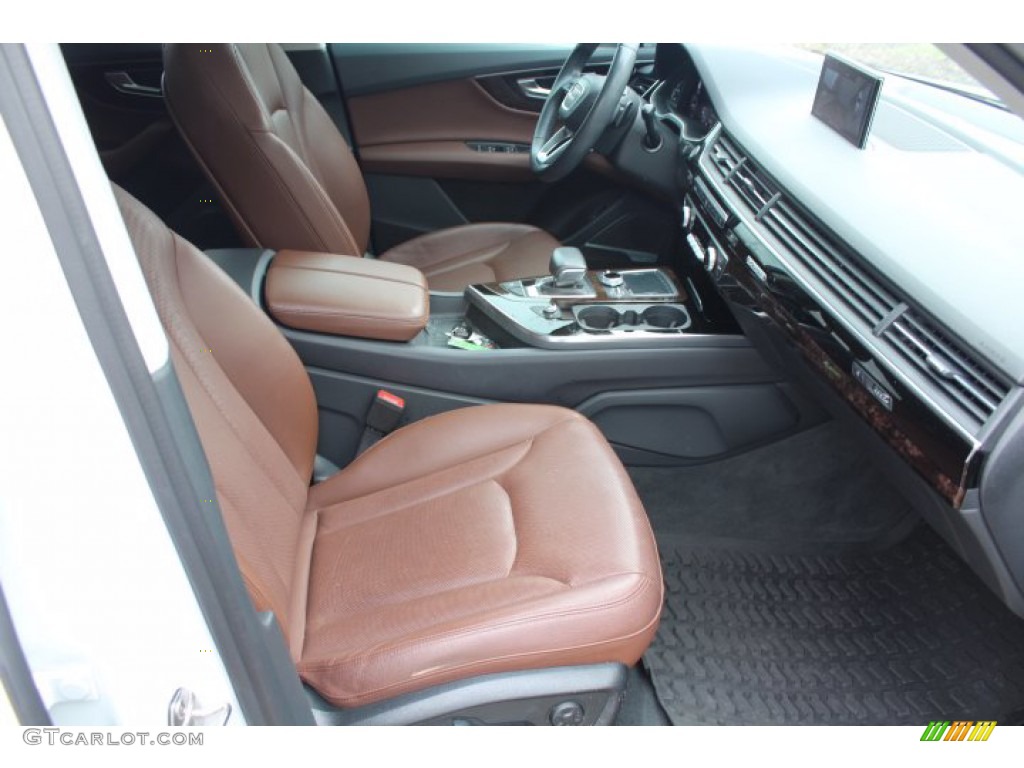 2019 Q7 55 Premium Plus quattro - Glacier White Metallic / Nougat Brown photo #30